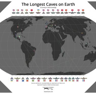 Najdłuższe jaskinie na Ziemi