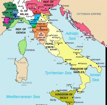 Włochy w 1494 roku