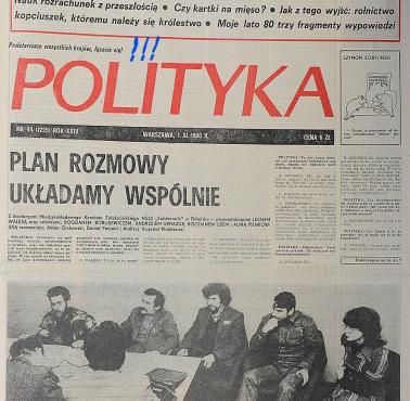Tygodnik "Polityka" z 1980, wiele się nie zmieniło :)