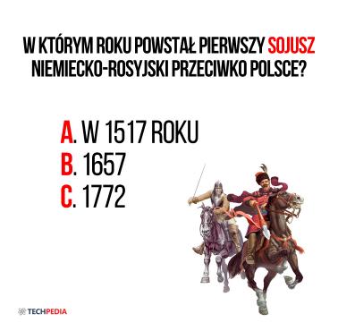 W którym roku powstał pierwszy sojusz niemiecko-rosyjski przeciwko Polsce?