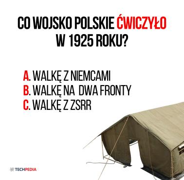 Co Wojsko Polskie ćwiczyło w 1925 roku?