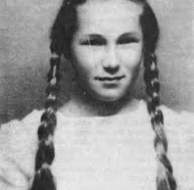Wandzia Przybylska (14 l.), autorka pamiętnika „Cząstka mego serca”. Zginęła w walczącej Warszawie 4 września 1944 r.