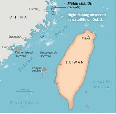 Obszary, terytoria kontrolowane przez Tajwan