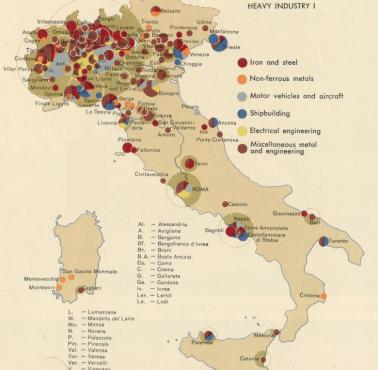 Produkcja przemysłu ciężkiego we Włoszech, lata 60-te, 1967