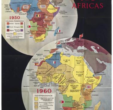 Kolonie w Afryce w 1950 i 1960 roku