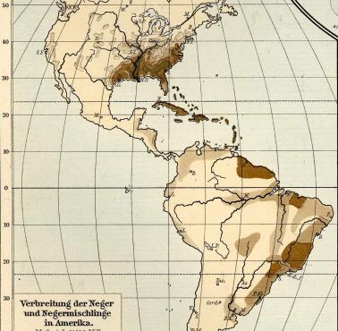 Czarnoskórzy (Afroamerykanie) w Ameryce Południowej i Północnej w 1901 roku