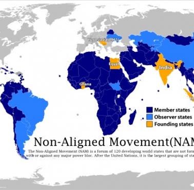 Kraje Ruchu Państw Niezaangażowanych (Non-Aligned Movement, NAM)