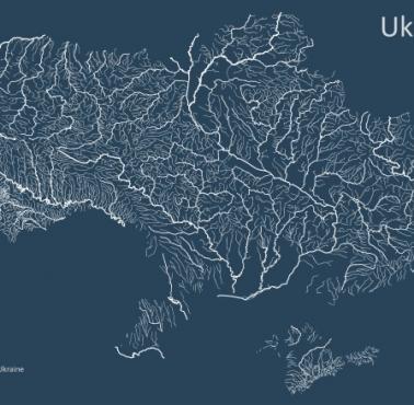 Wszystkie kluczowe rzeki Ukrainy