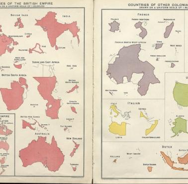 Posiadłości imperiów kolonialnych po I wojnie światowej