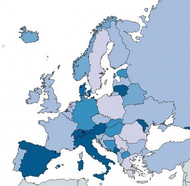 Minimalny czas pobytu w każdym kraju europejskim w celu uzyskania obywatelstwa