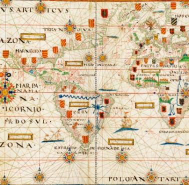 Mapa Mundi Domingos Teixeira jest mapa świata wykonane przez portugalską kartografa w 1573