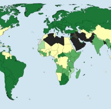 Kraje, które nie akceptują paszportów izraelskich (wymagania wizowe, październik 2020)