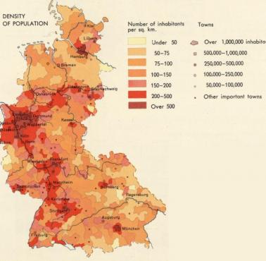 Gęstość zaludnienia NRD (lata 60.), 1967