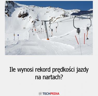 Ile wynosi rekord prędkości jazdy na nartach?