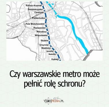 Czy warszawskie metro może pełnić rolę schronu?